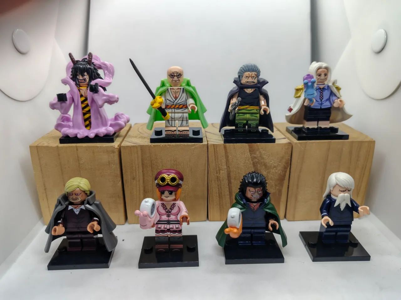 One piece bloco de montar kit 8 personagens  - Foto 4
