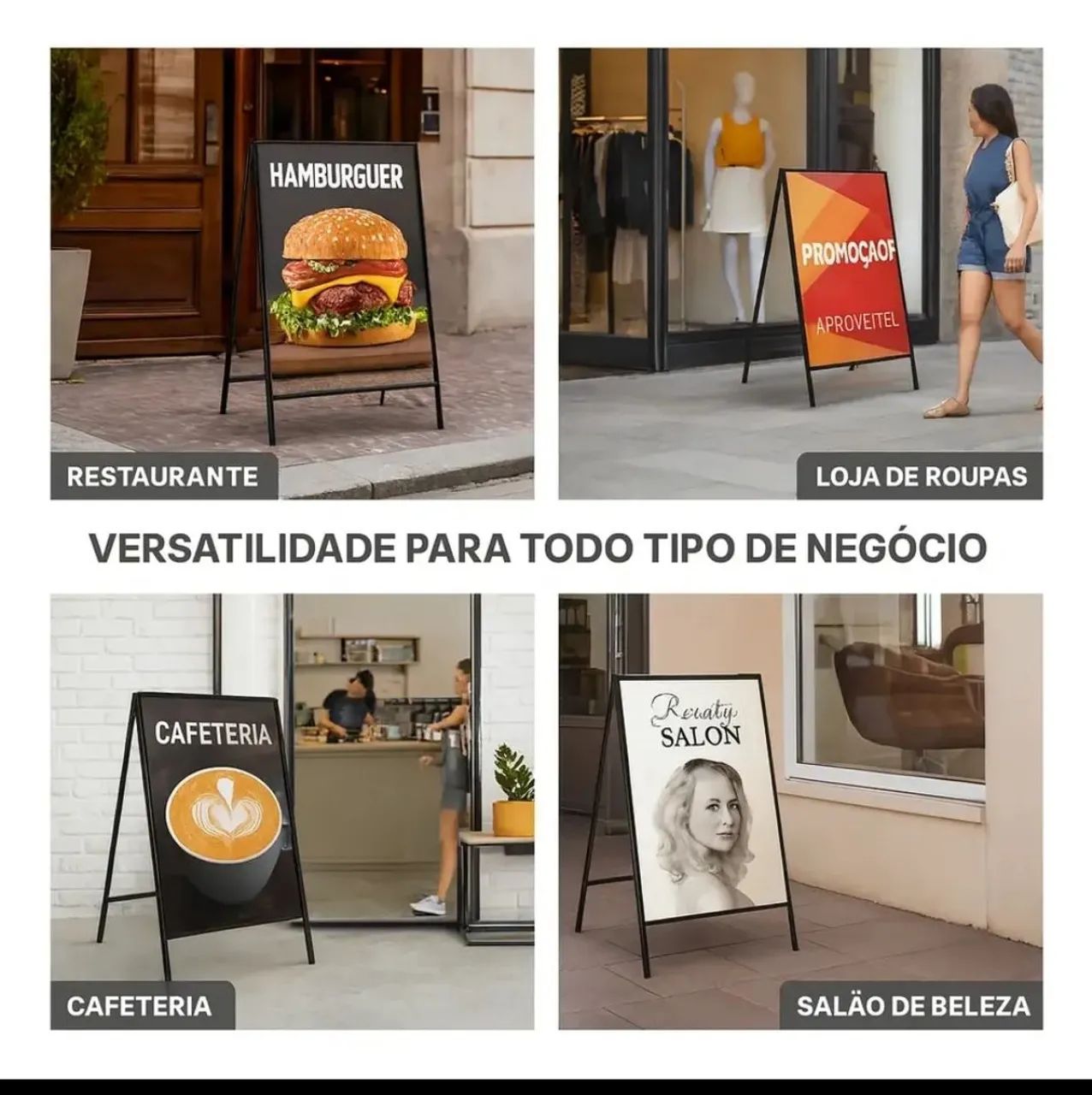 Cavalete frente e verso 150 Reais - Foto 4