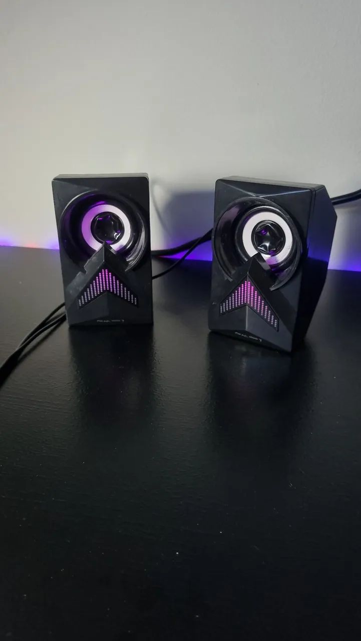 Caixa De Som Gamer Loop Way CS28 Para PC E Notebook (LED RGB, P2 e USB) - Foto 3