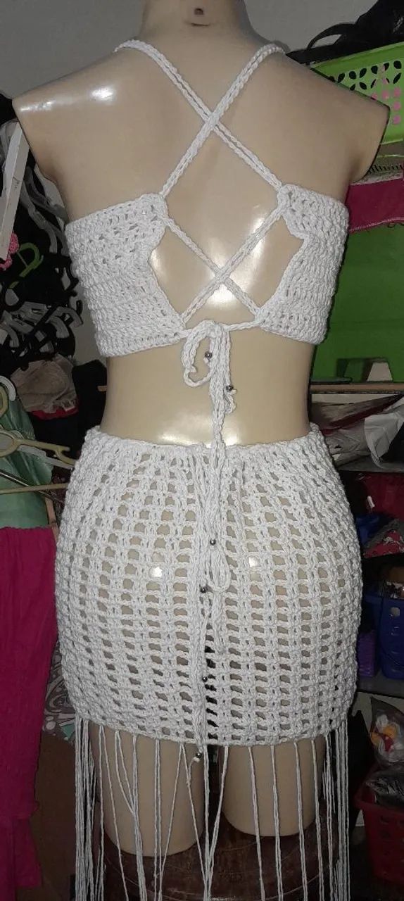 Vestido de crochê perfeito  - Foto 2