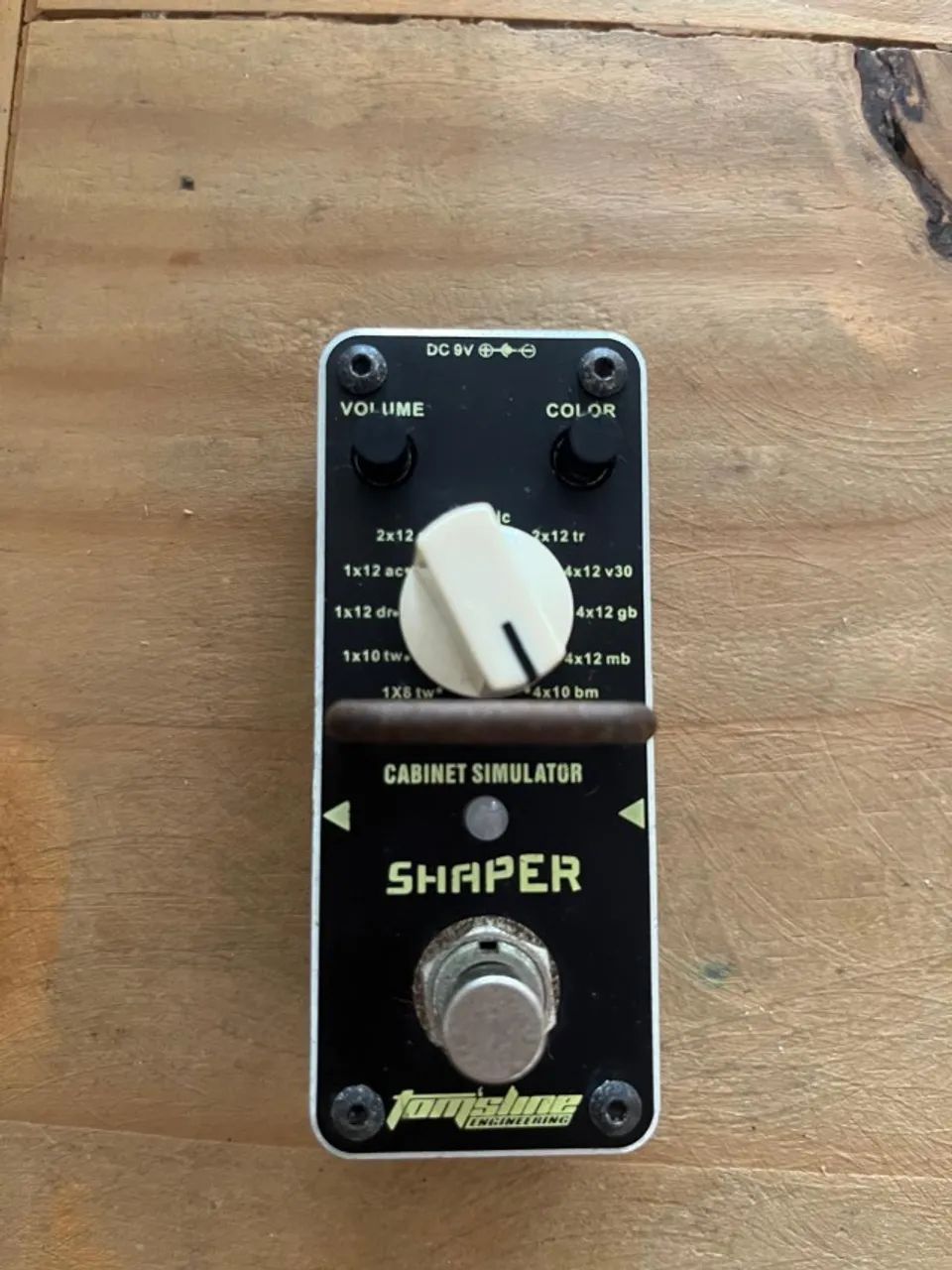 Pedal Shaper simulador de gabinete e caixa 