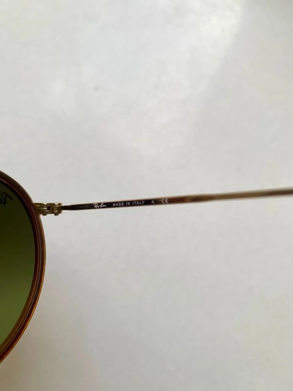 Ray-Ban Round Double Bridge RB3647N Original (Usado 2x - Completo) - Foto 4