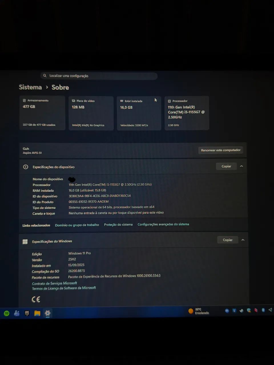 Notebook Acer Aspire - Foto 3