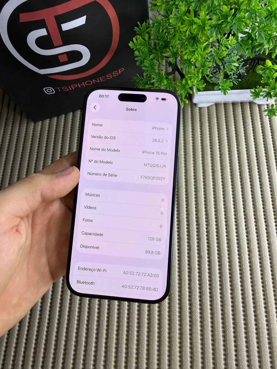 Iphone 15 Pro 128GB bateria 85% todo original  - Foto 5