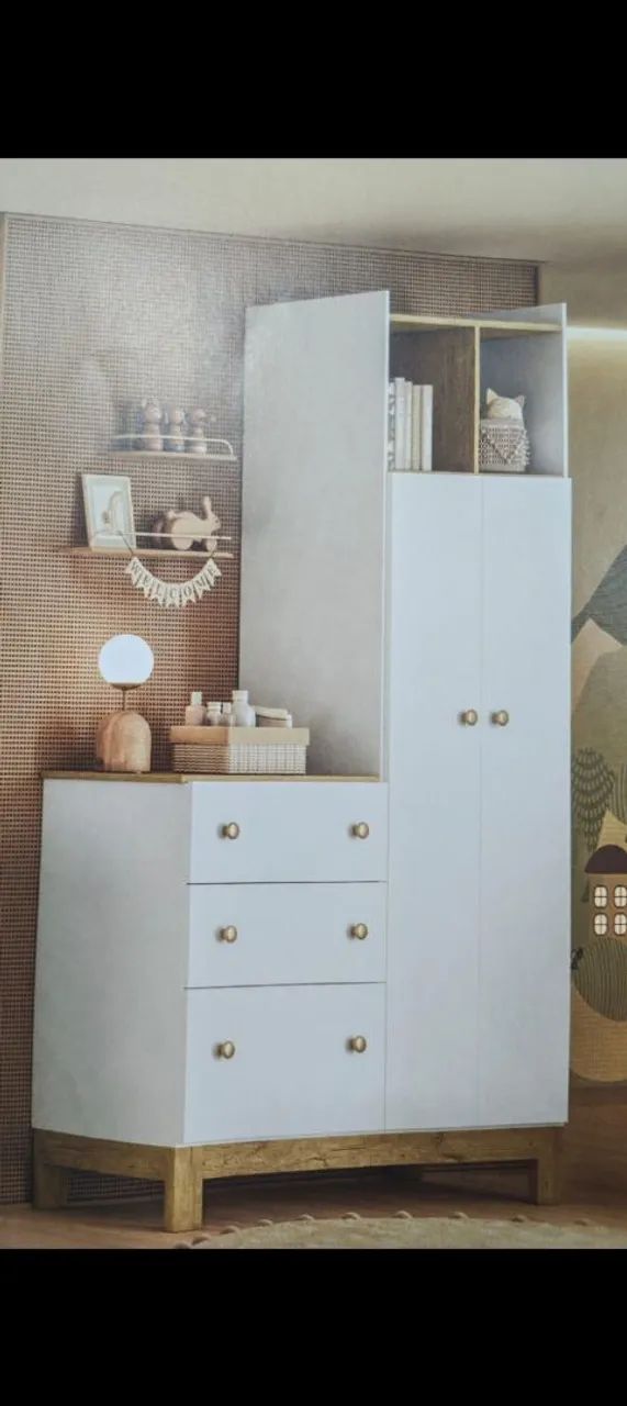 Roupeiro com cômoda em MDF - Foto 2