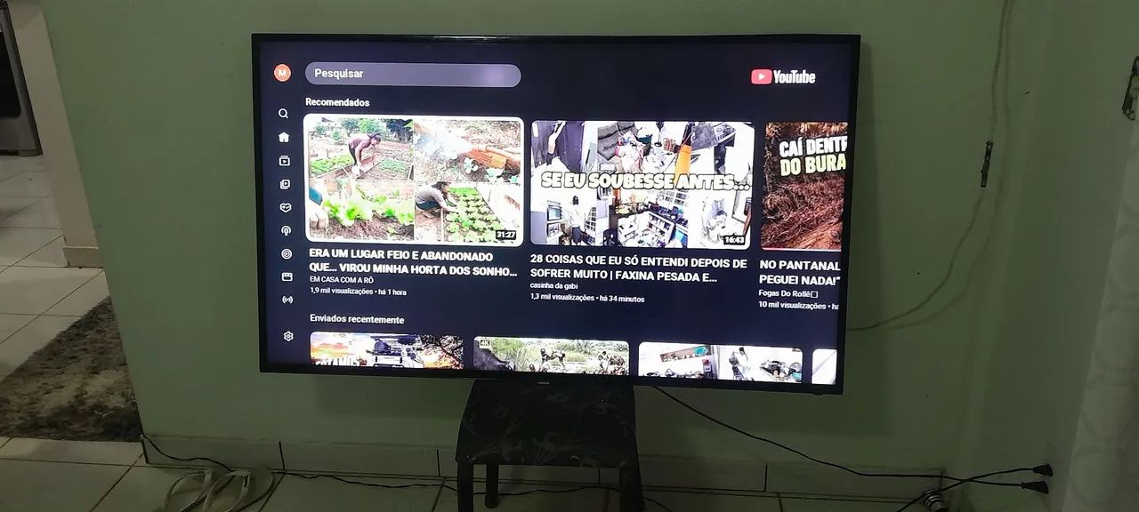 Tv smart sansung 65 polegadas pega YouTube prime vídeo globo play tele cine etc. - Foto 5