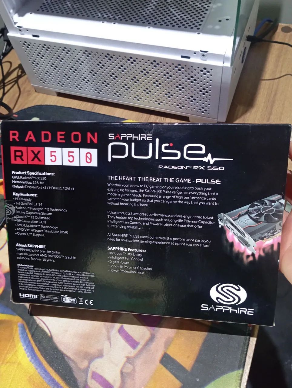 RX 550 4G com OverClock Ativado - Foto 2