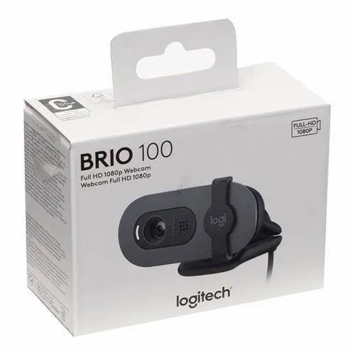 Webcam para computador logitech brio 100 - Foto 5