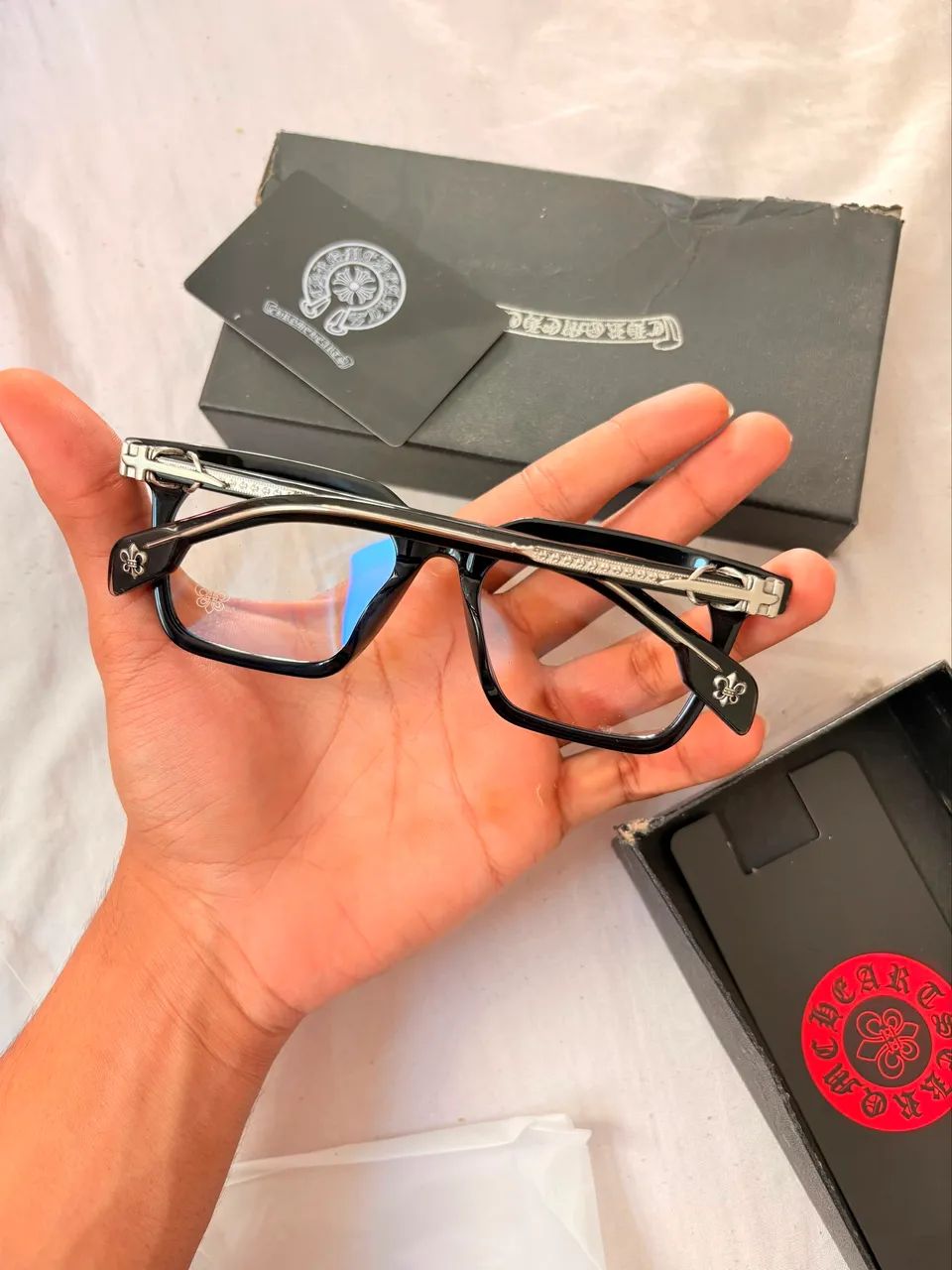 Óculos Chrome Hearts - Foto 3