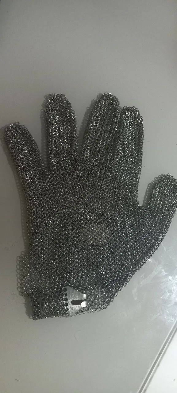 luva de aço 
