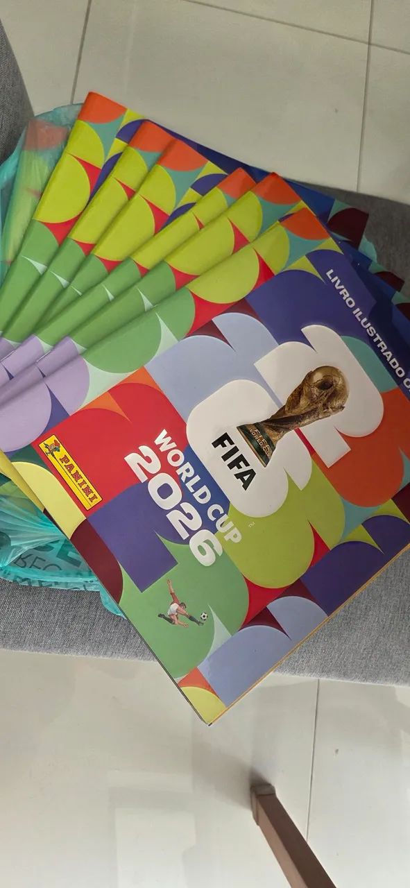 Lote 25 Álbuns da Copa Brochura 2026