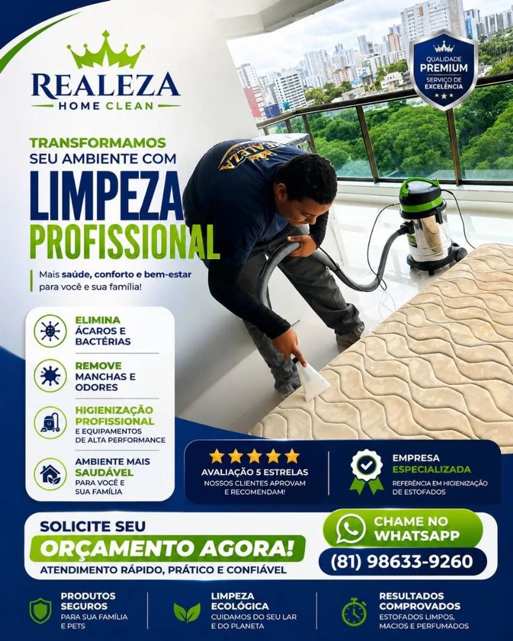 Lavagem de Colchão e Sofá 