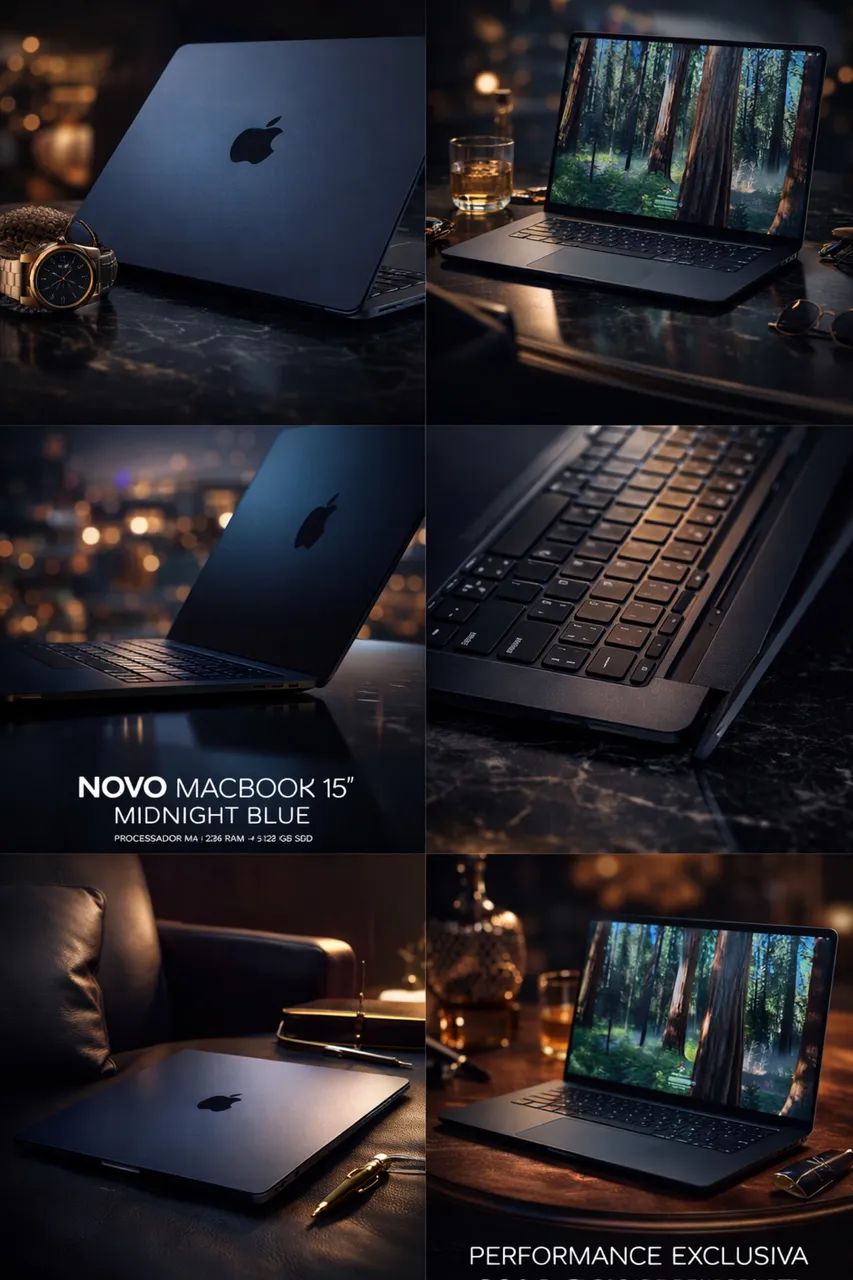 MacBook Air M4 15 pol 24gb 512gb SSD Midnight blue - Notebooks