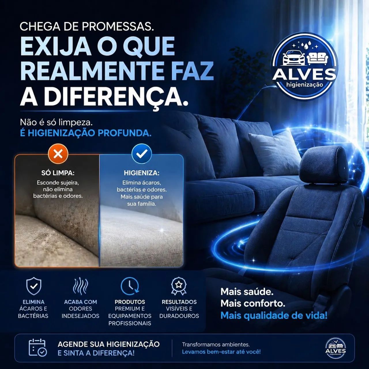 HIGIENIZAÇÃO DE ESTOFADOS  - Foto 2