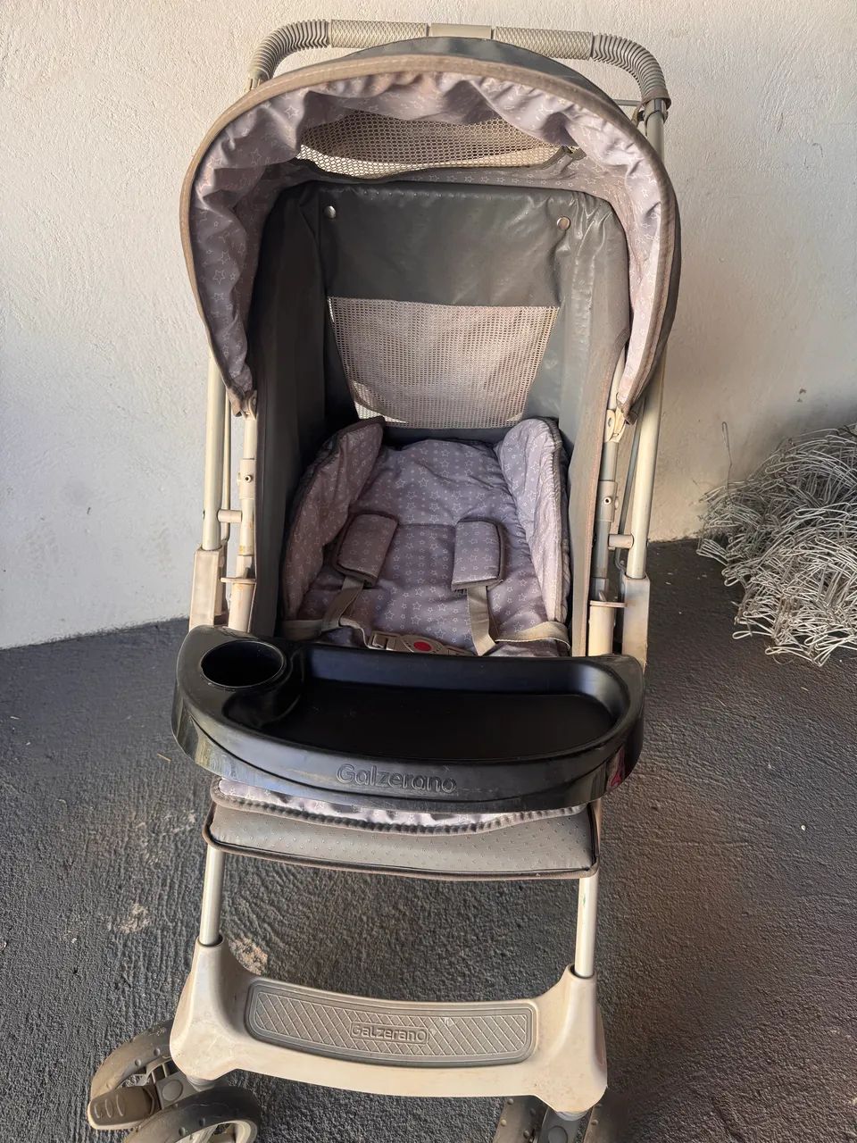 Carrinho de bebê Galzerano - Usado - Foto 2