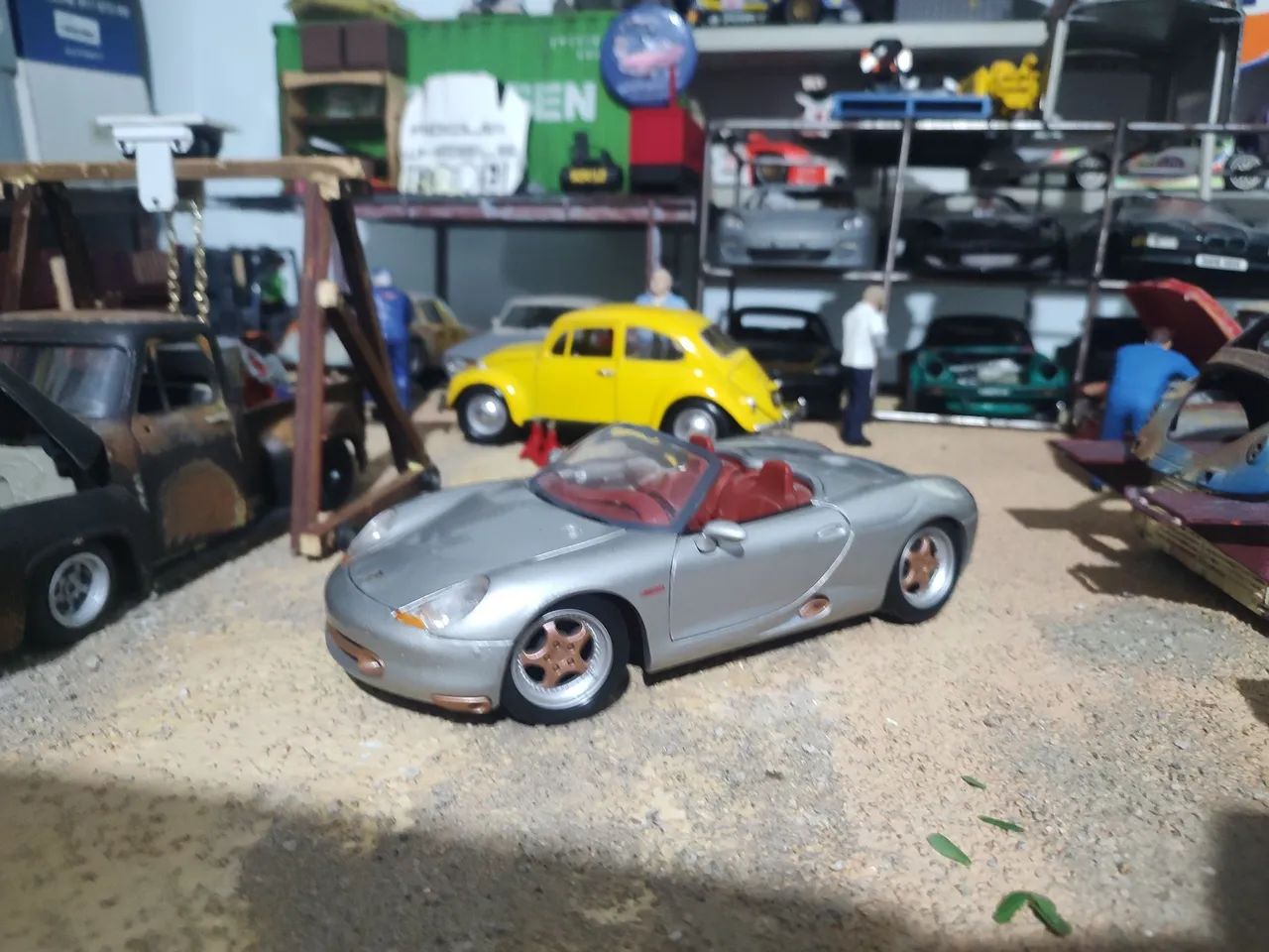 Miniatura Porsche Boxter 1/18 Maisto sem detalhes - Hobbies e