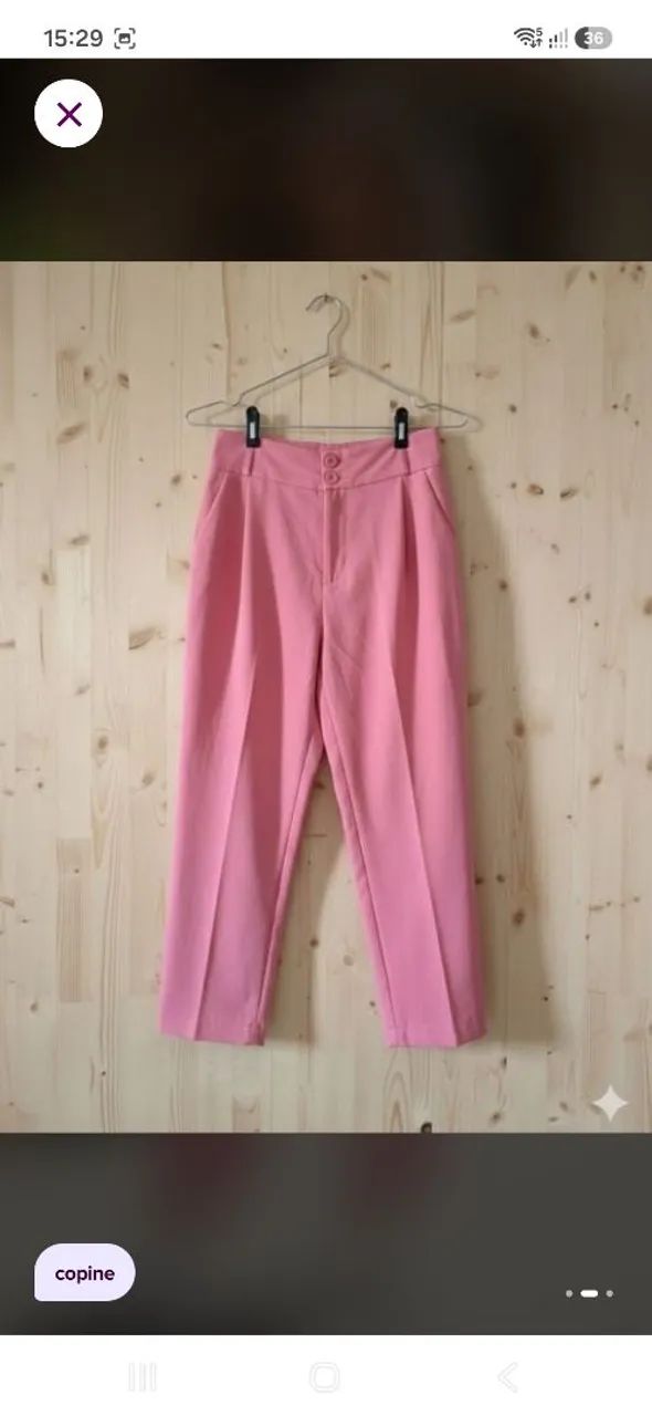 Calça Alfaiataria Tam P - Foto 2