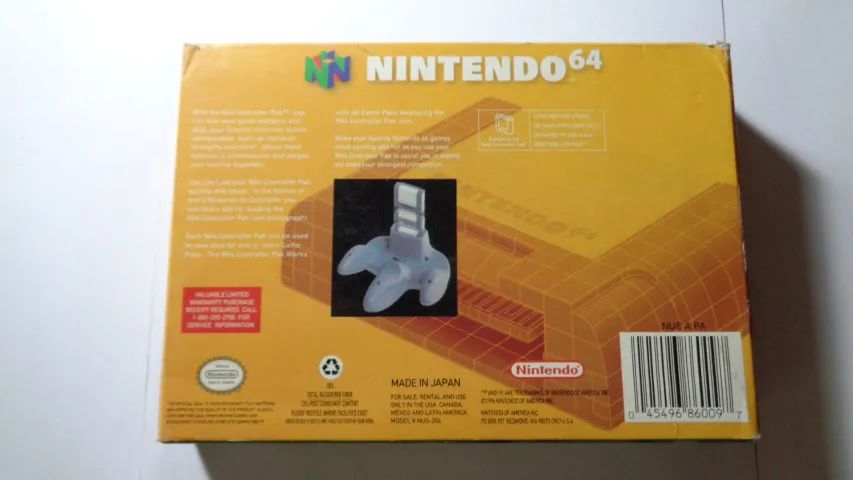 Caixa Controller Pak Nintendo 64 Original - Foto 2