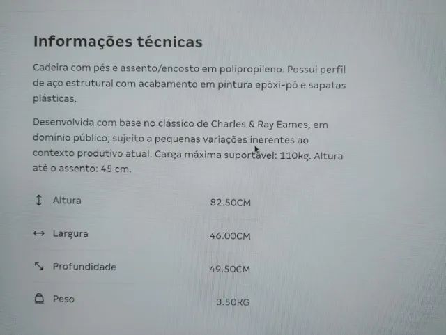 Lindas cadeiras Tok Stok! - Foto 3