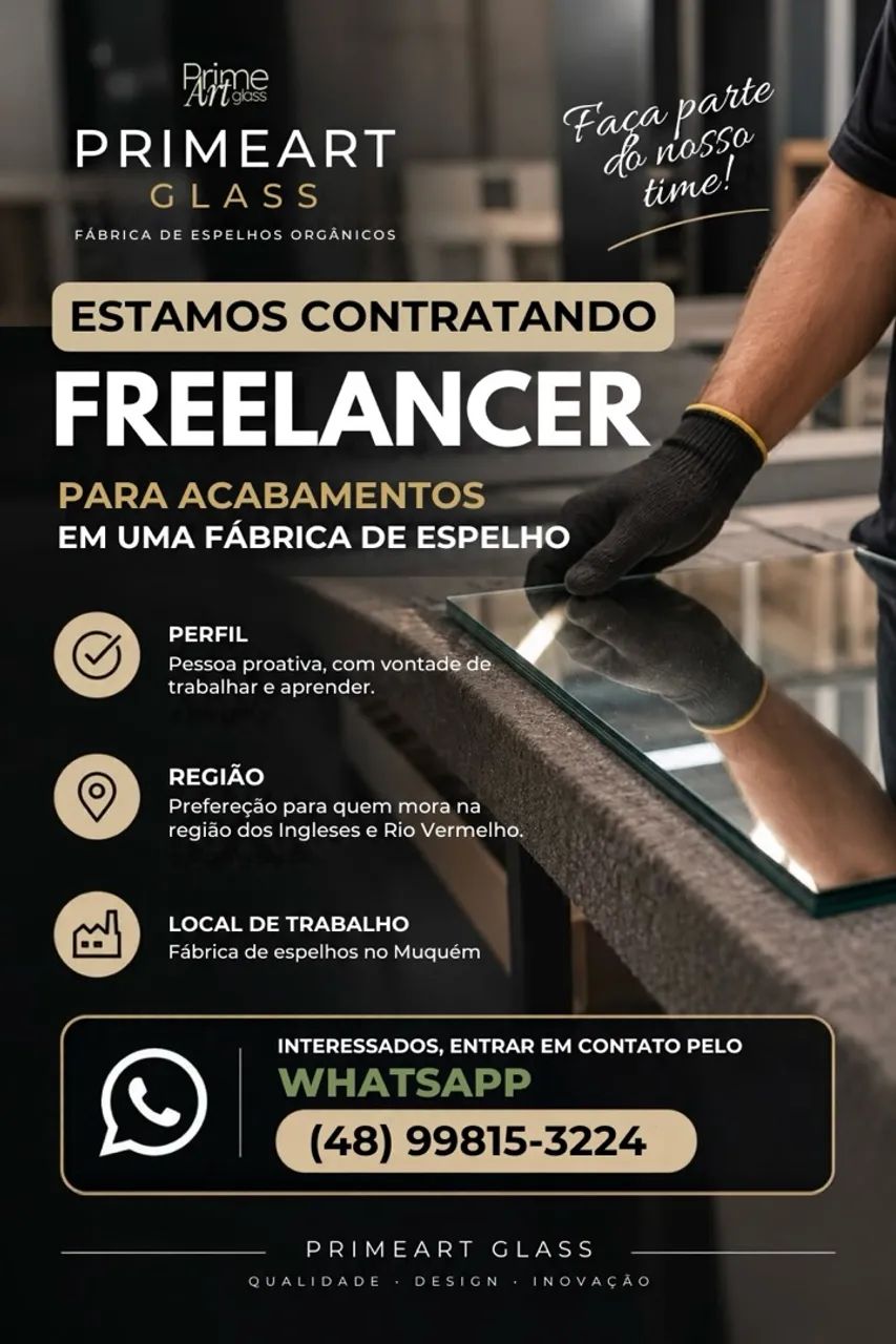 OPORTUNIDADE DE TRABALHO | FREELANCER ?