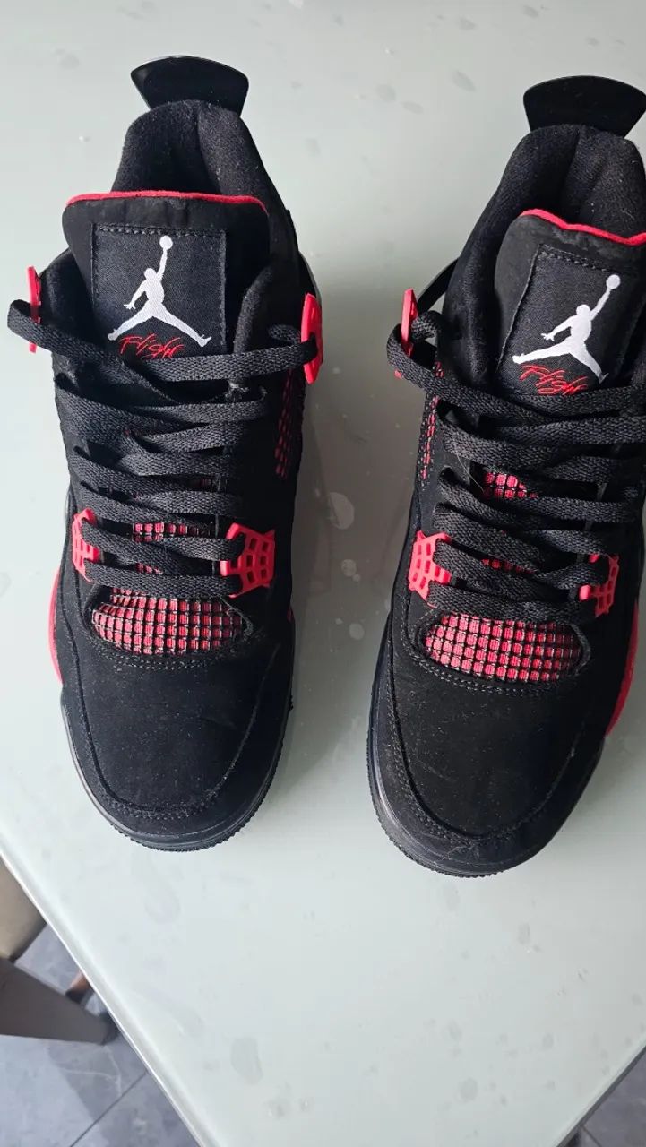 Tênis air Jordan 4 Red thunder - Foto 4