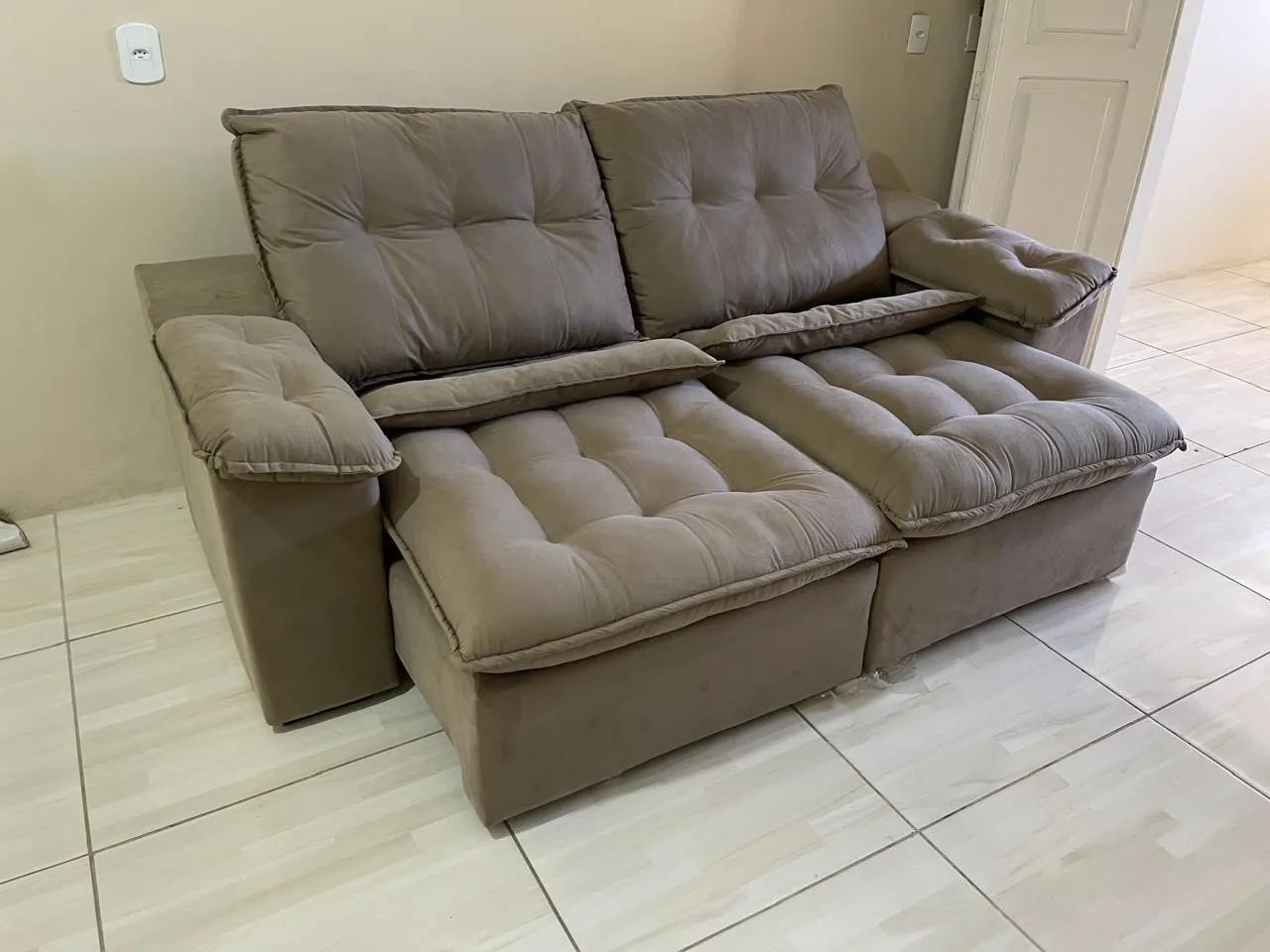 SOFÁ 3 LUGARES RETRÁTIL E RECLINÁVEL - Foto 5