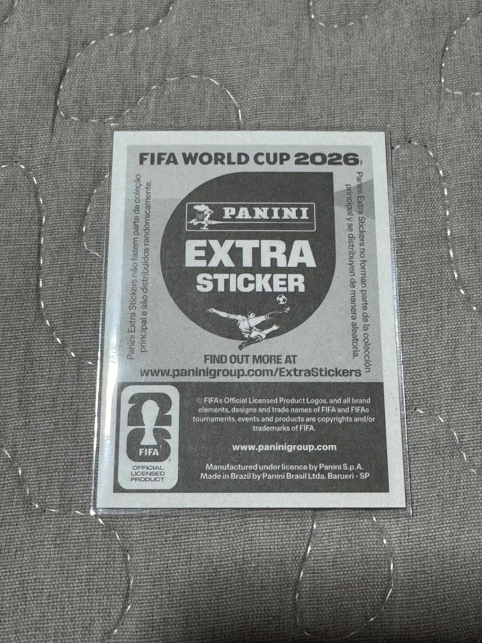 Figurinha Extra Legend Cristiano Ronaldo ouro 2026 - Foto 2