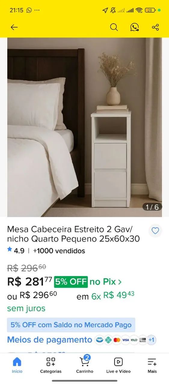 Kit cabeceira  - Foto 4