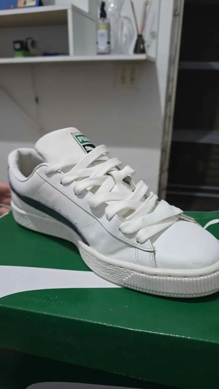 2 JOGOS DE TÊNIS MASCULINO PUMA BASKET CLASSIC XXI TAM 41 ( Usado 2 vezes )