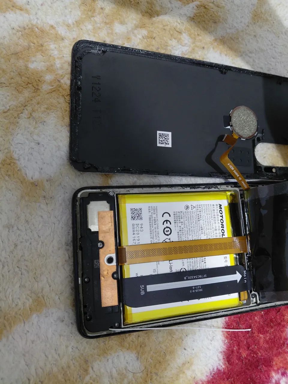 Peças do Motorola One Hyper sucata - Foto 4