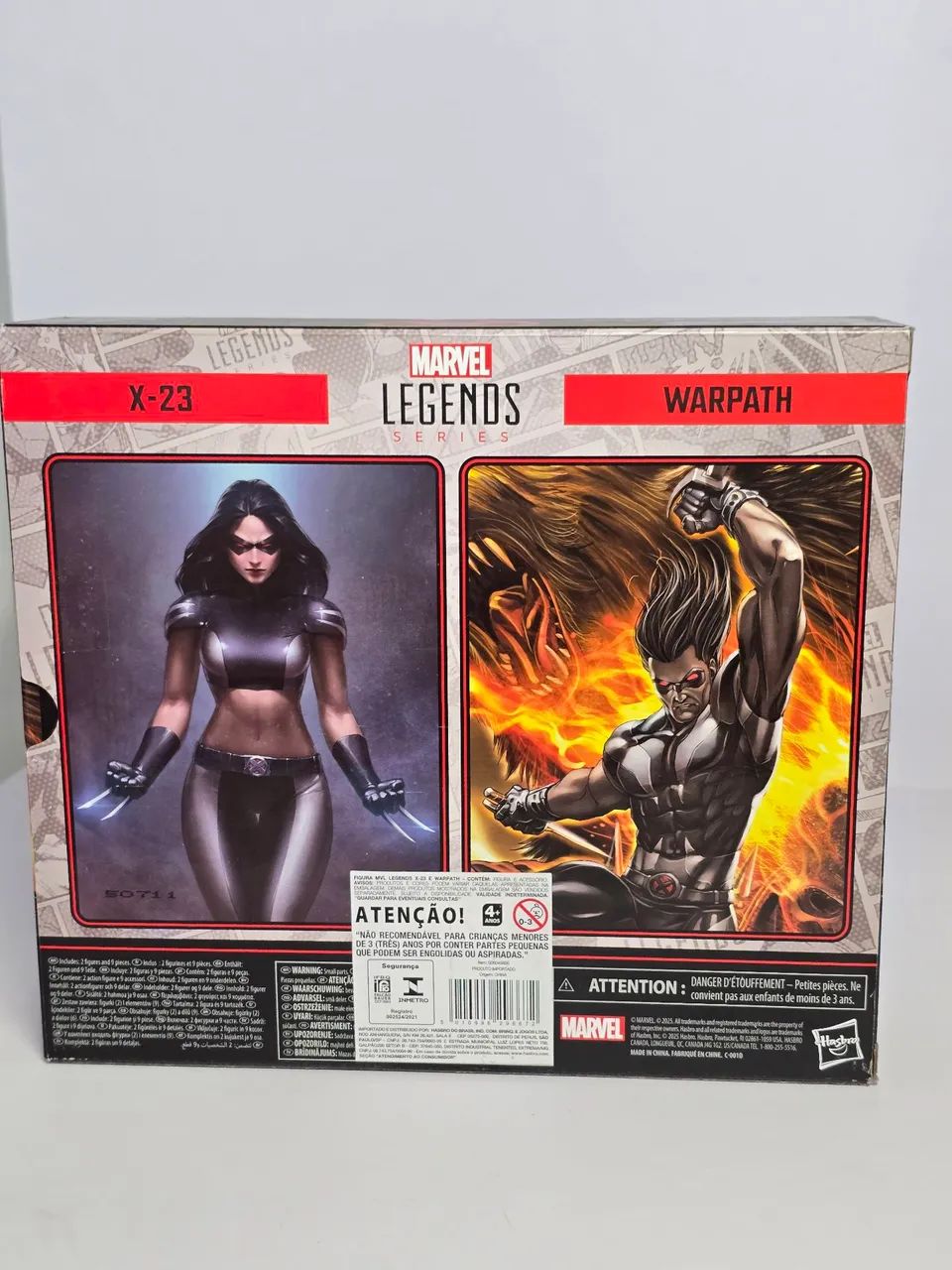 Marvel Legends X-23 e Warpath Xforce 2 pack lacrado  - Foto 5