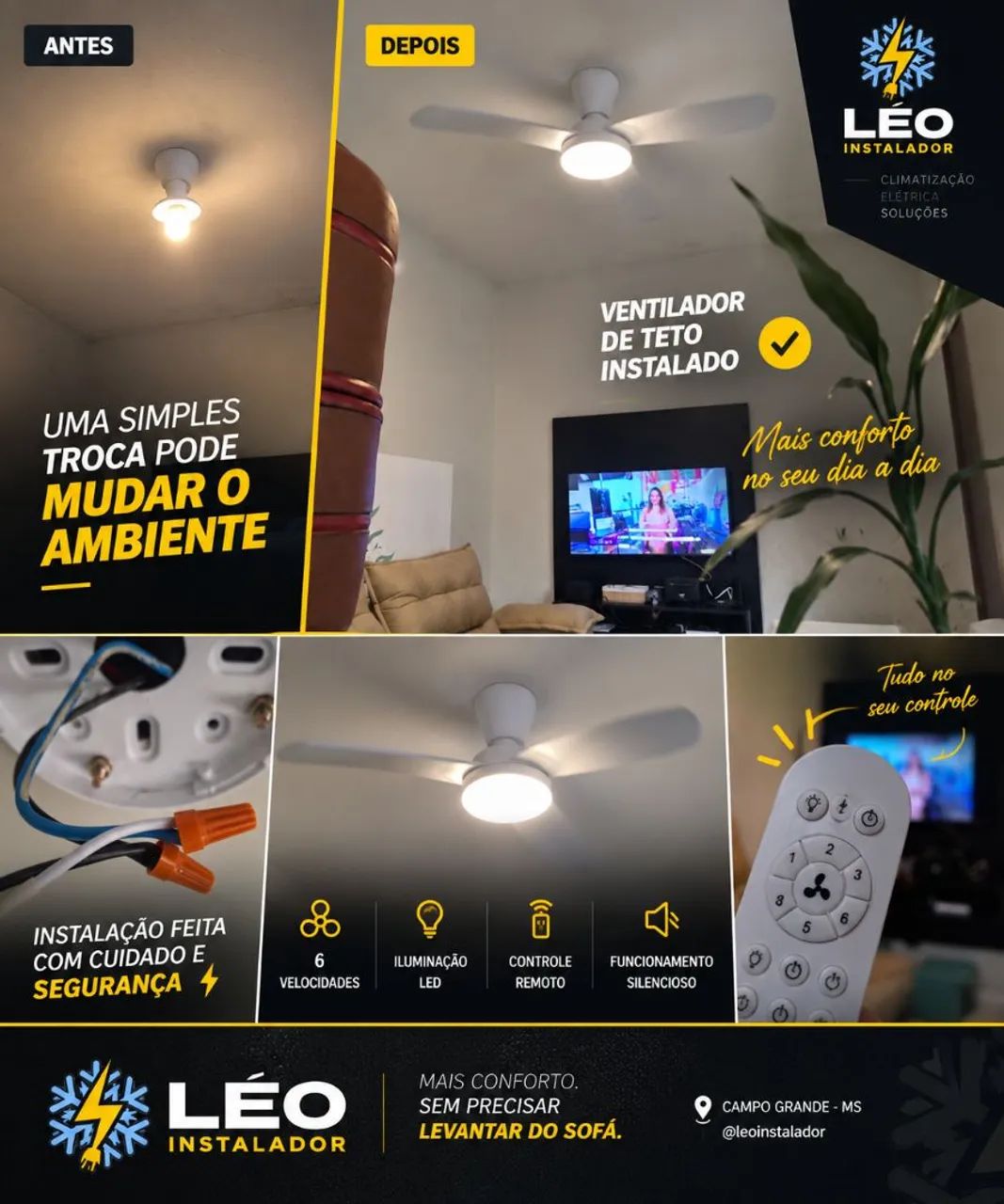 ELETRICISTA RESIDENCIAL - CAMPO GRANDE/MS