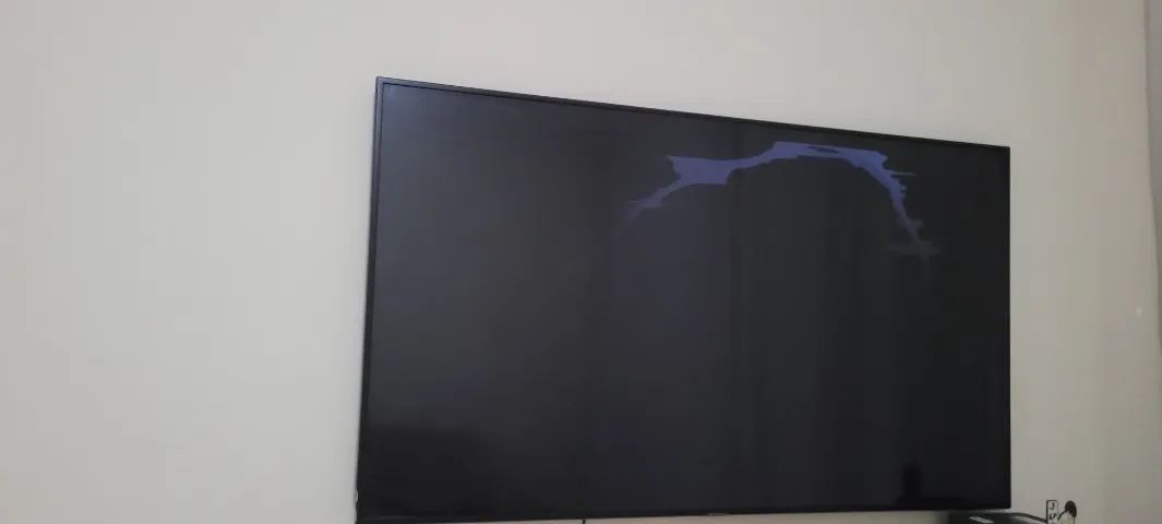Tv samsung 65 polegadas tela display trincado