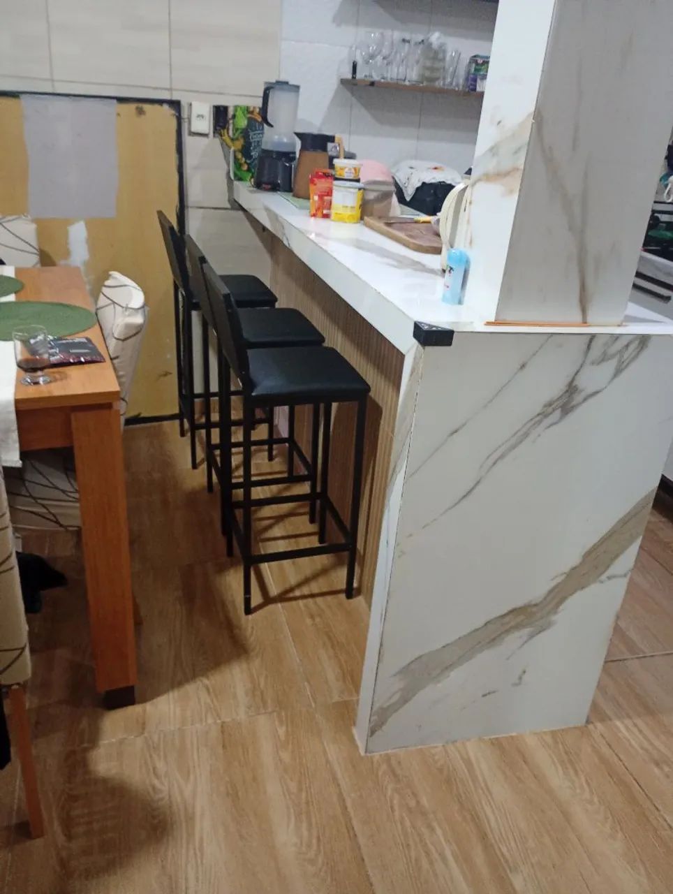 Cadeiras para bancadas zerada nova pretas  - Foto 3
