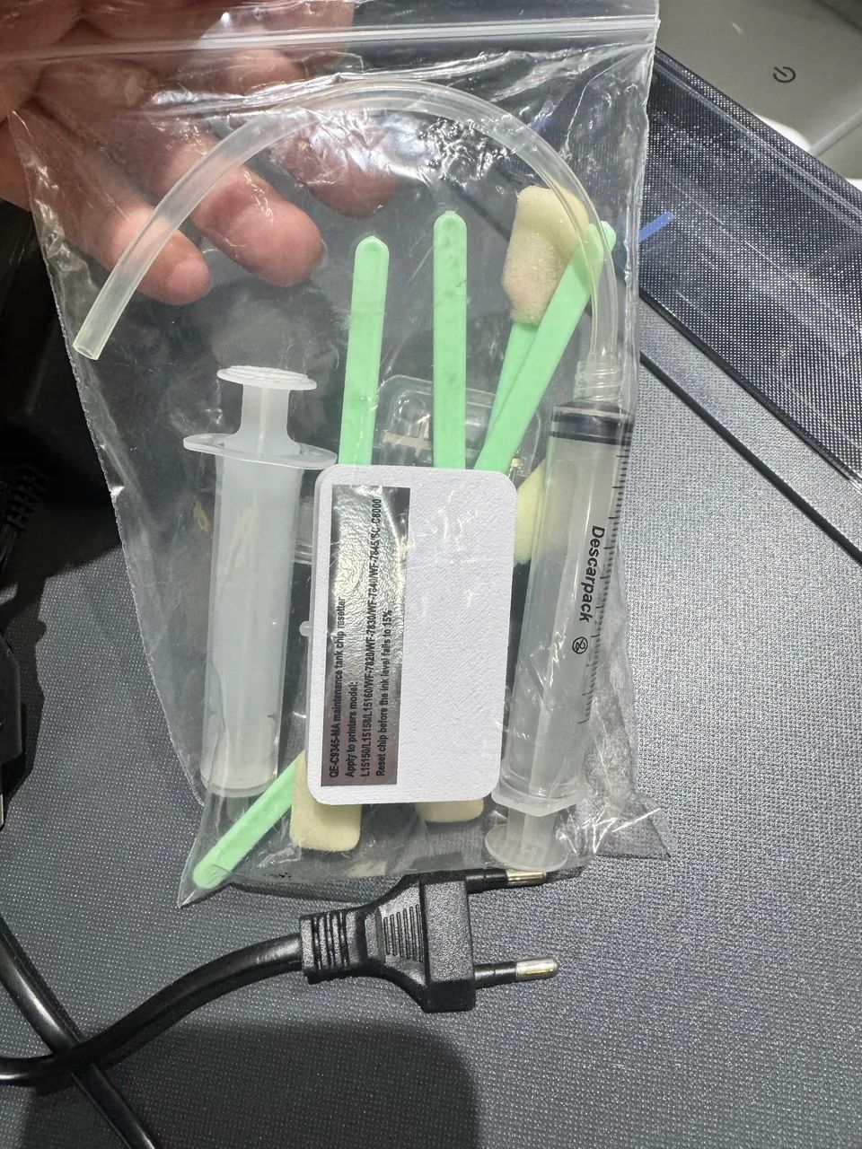 Impressora Epson L8050 adaptada. DTF Têxtil com Poliamida e tintas. - Foto 3