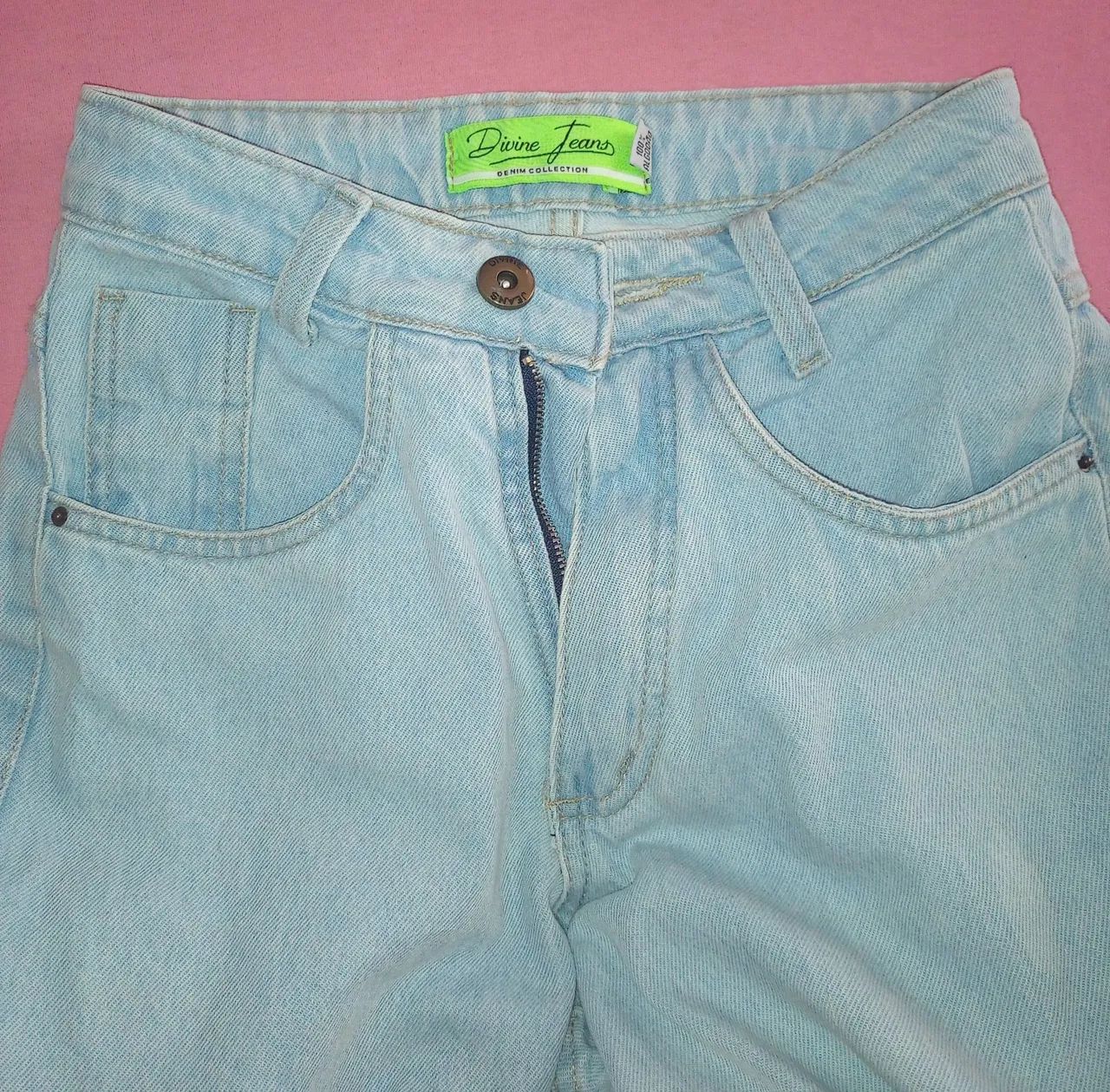 Calça jeans clara - Tam 34 - Divine Jeans - Foto 3