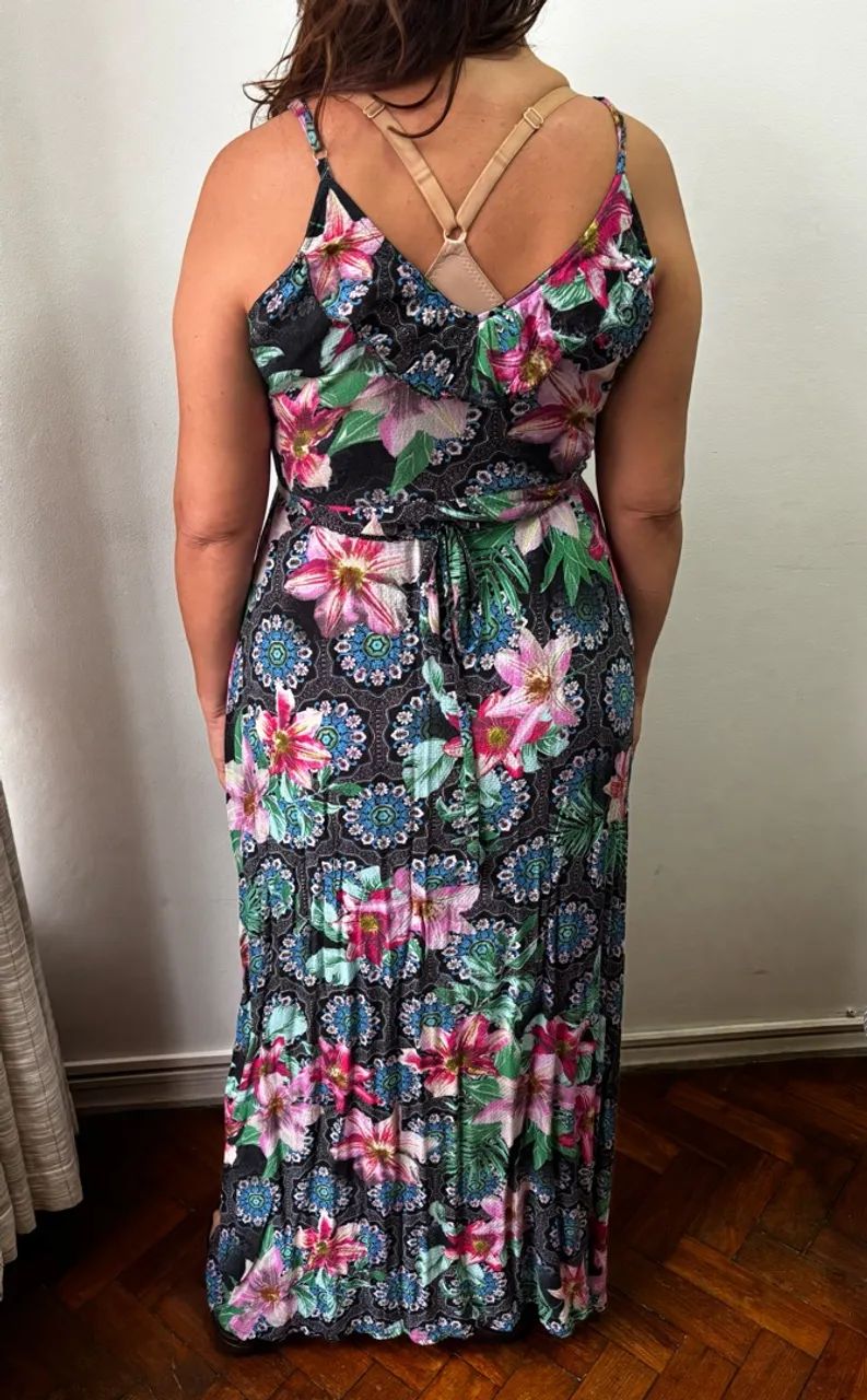 vestido longo transpassado  - Foto 2