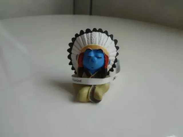 Schleich Germany Os Smurfs - 20556 Smurf Índio 6cm - Foto 2