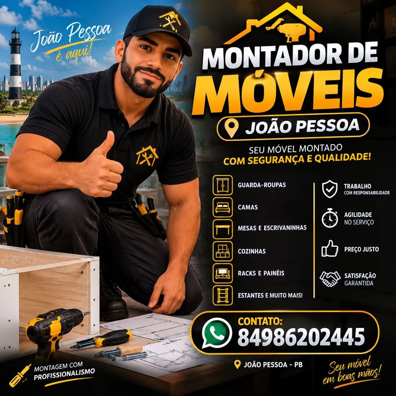Montador de móveis joao pessoa 