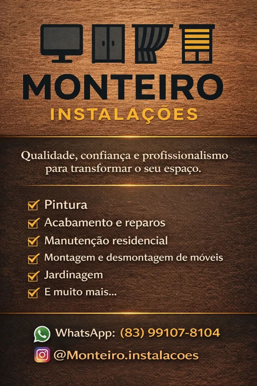 manutenção residencial, serviços gerais