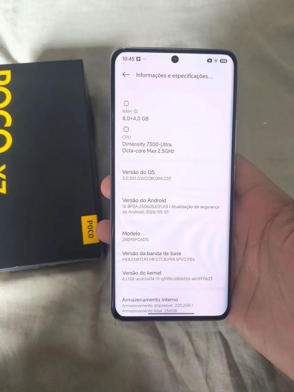 Poco X7 256gb/ 8gb ram - Foto 3