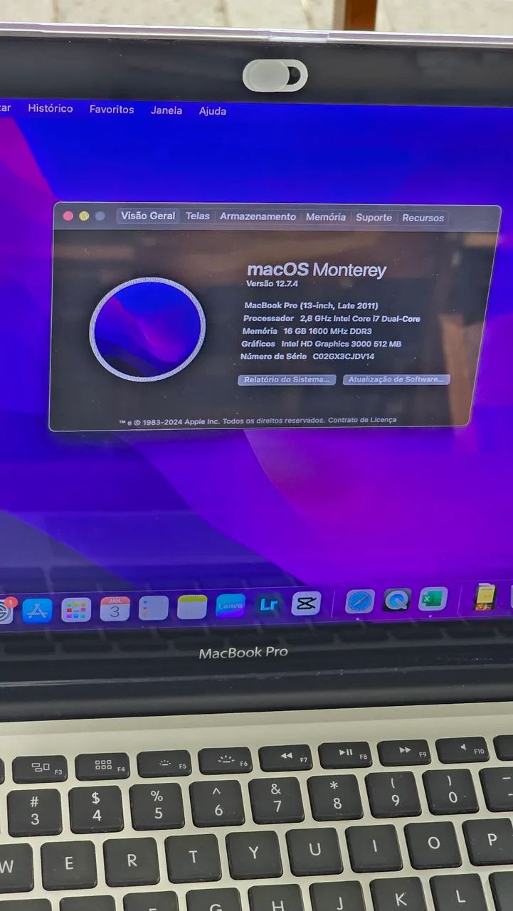 Macbook PRO / 1TB e 16RAM - Foto 4