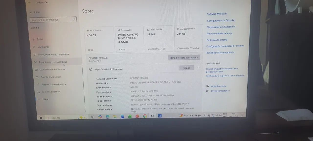Computador completo 