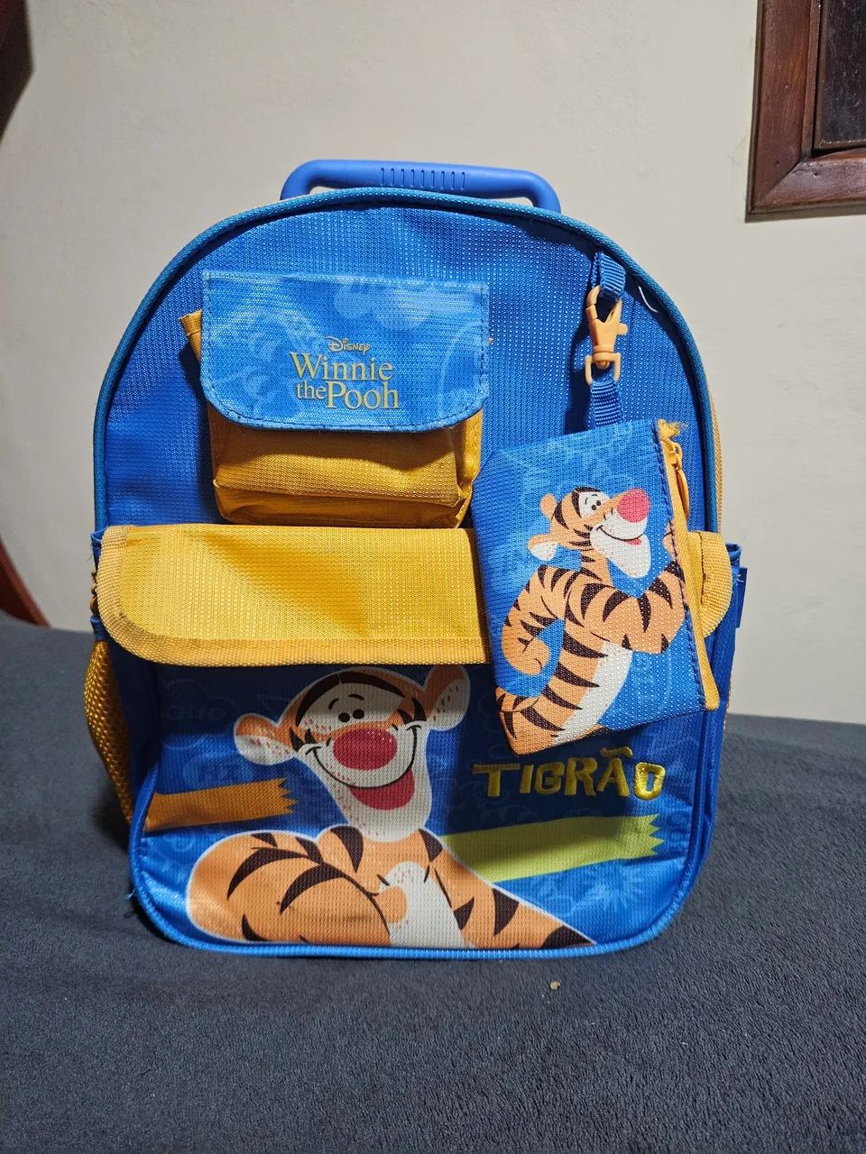 Mochila infantil com carrinho