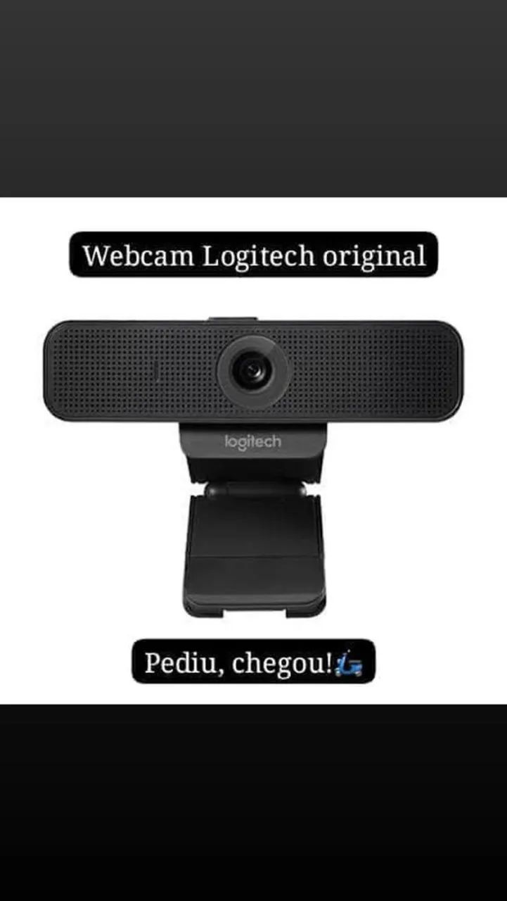 Webcam Logitech Original (Promoção)