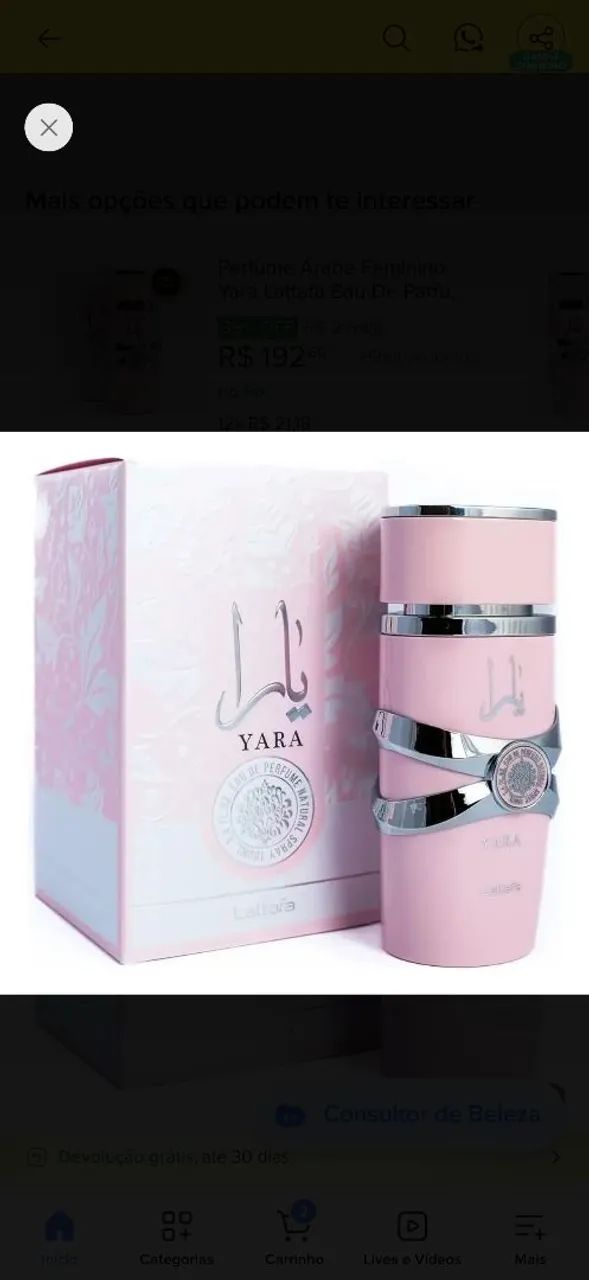 Perfume Árabe Yara  - Foto 3
