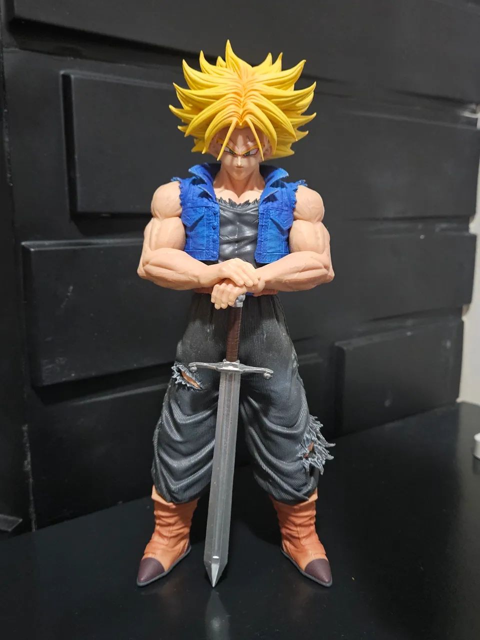 Action Figure Trunks Dragon Ball Z 25cm PVC - Pronta Entrega