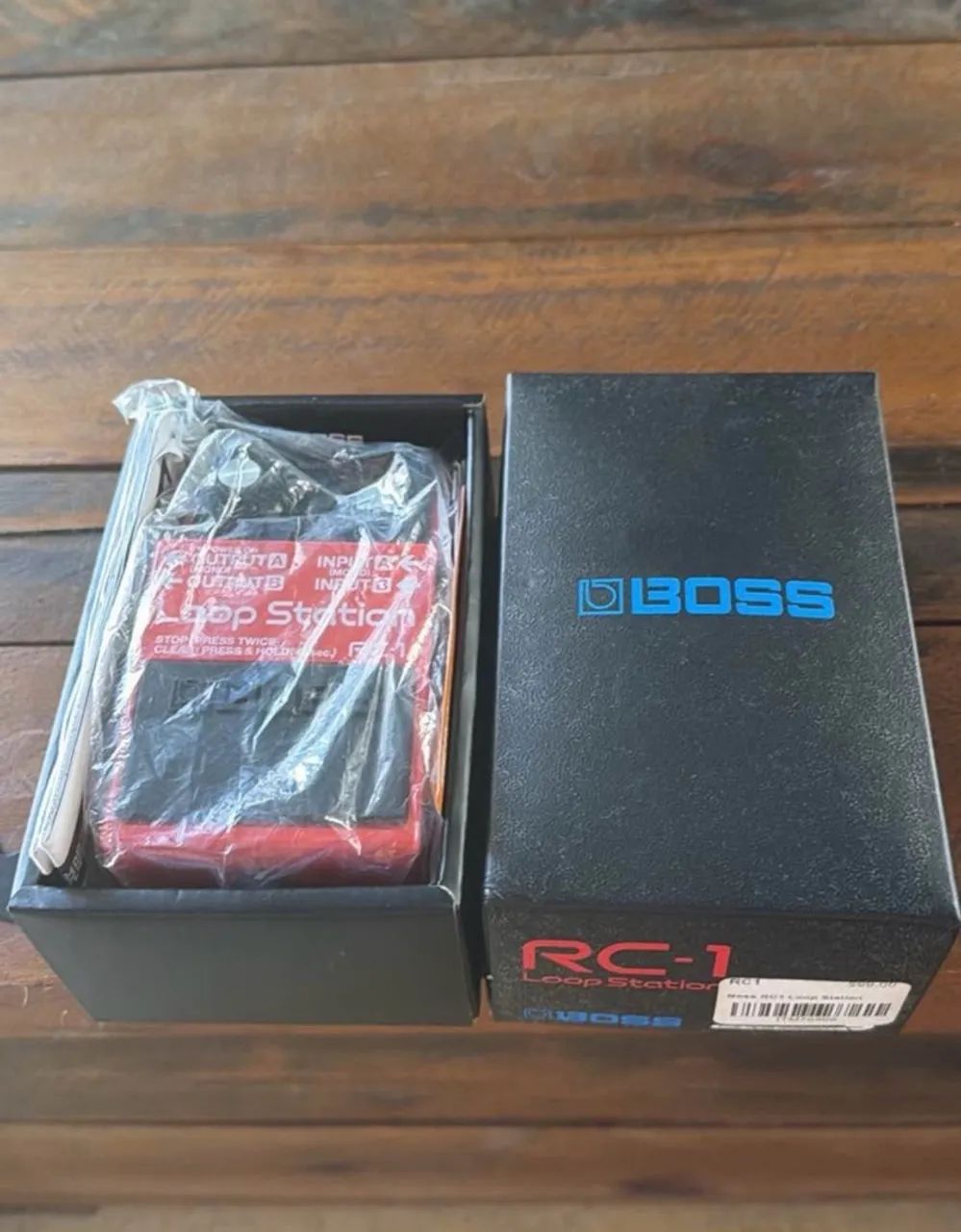 Pedal de Loop Boss RC-1 zero bala
