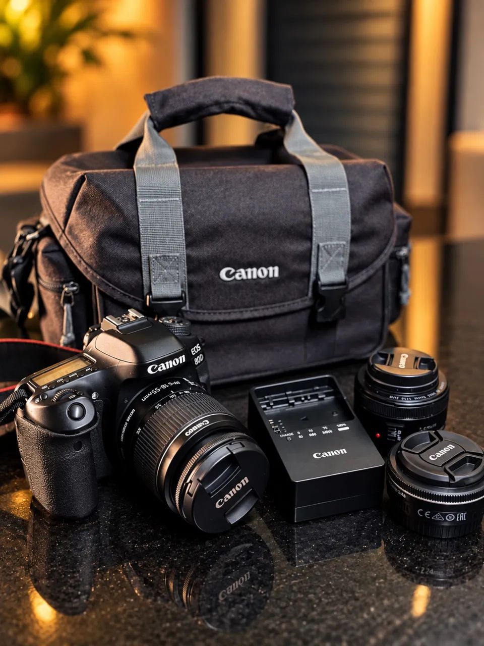 Kit Câmera EOS 80D
