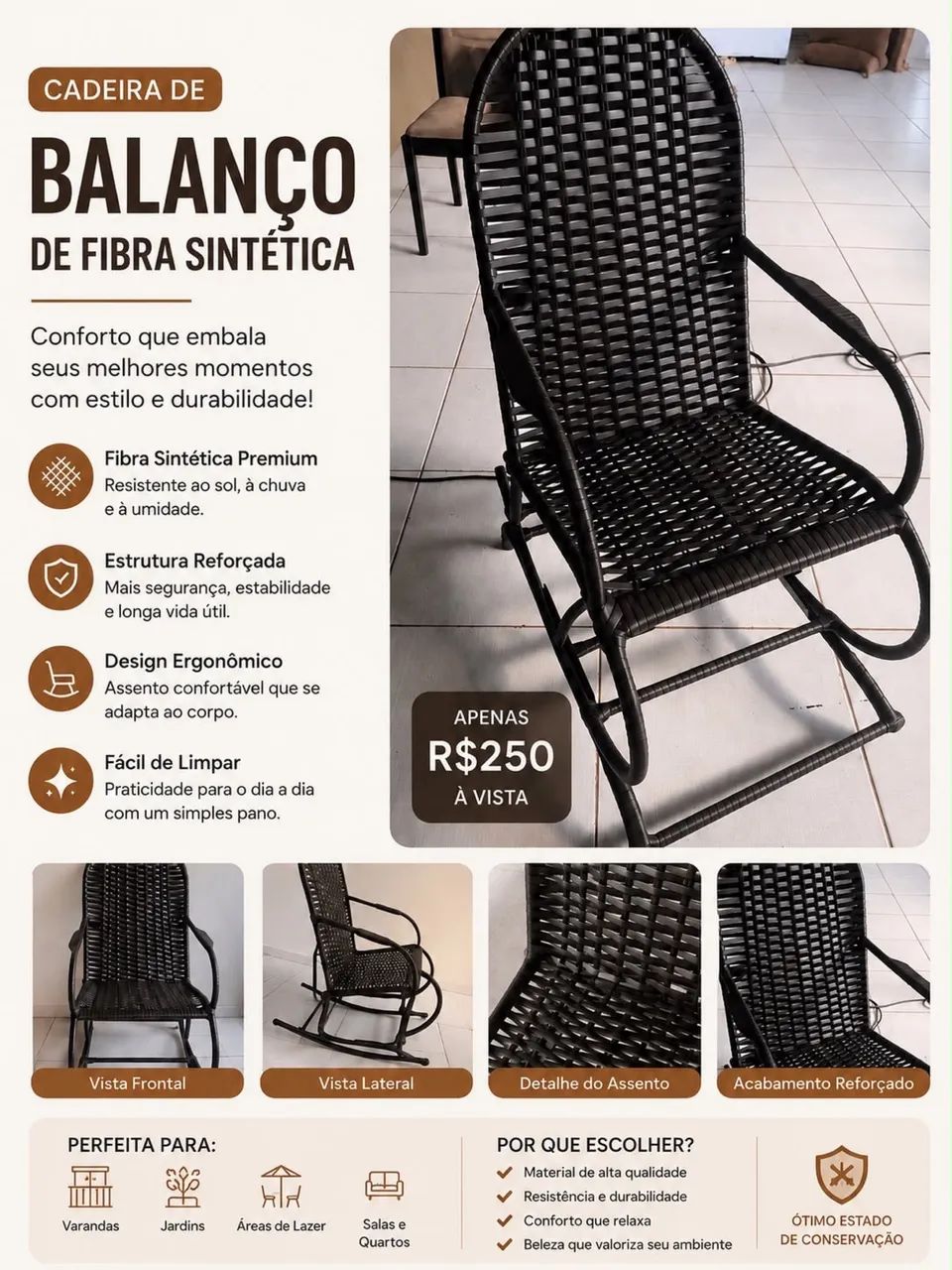 CADEIRA DE BALANÇO